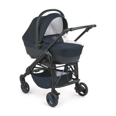 Inglesina electa system quattro con seggiolino cab e telaio - colore  chelsea grey - Bimbostore