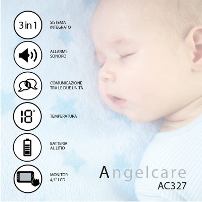 Foppapedretti Angelcare AC327 Video Monitor - Paga in 3 Rate Senza Interesse