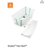 Stokke Flexi Bath Transparent Blue + Supporto per Neonato omaggio