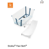 Stokke Flexi Bath Transparent Blue + Supporto per Neonato omaggio