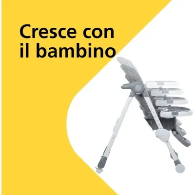 Kindersafety Seggiolone Pappa, Rialzo da Sedia, Vassoio Regolabile - per  Bambini, 6 Mesi Fino 5 Anni, Grigio, Sediolone Pappa Bimbo, Altezza  Regolabile Fino a 6 Posizioni, KP0004 : : Prima infanzia