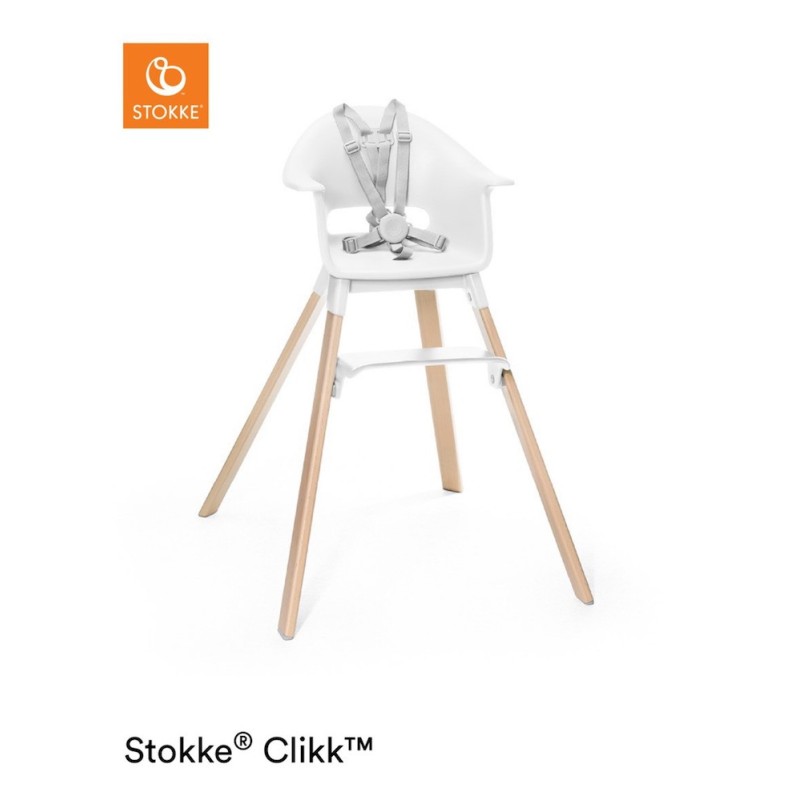 Stokke Seggiolone Pappa Clikk White