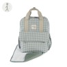 Pasito A Pasito Zaino Fasciatoio I Love Vichy Verde - Linea Walking Mum