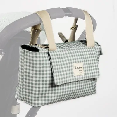 Pasito A Pasito Suitcase Walking Mum I Love Vichy-Grey prezzo 50.5 €