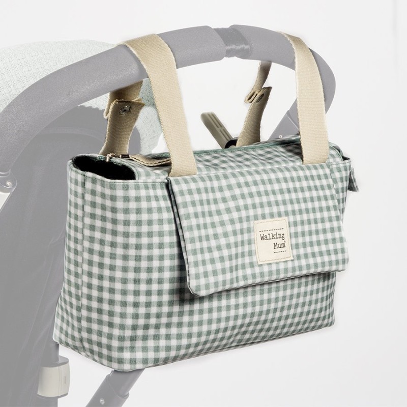 Pasito A Pasito Organiser I Love Vichy Verde - Linea Walking Mum