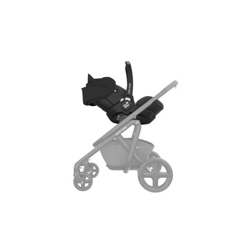 Maxi Cosi Seggiolino Auto Marble Essential Graphite Con Base Isofix + Dispositivo Antiabbandono in OMAGGIO