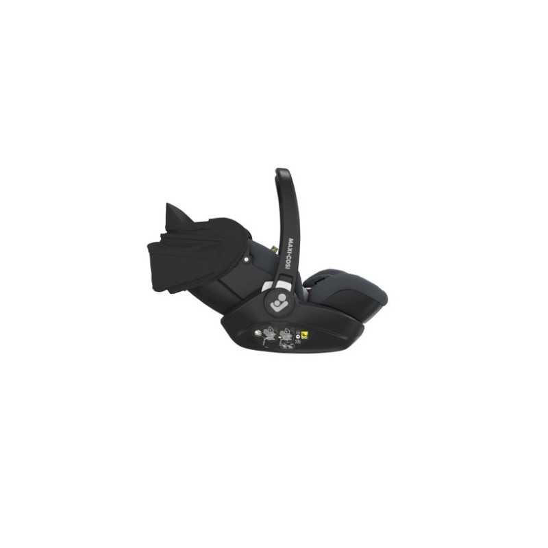 Maxi Cosi Seggiolino Auto Marble Essential Black Con Base Isofix + Dispositivo Antiabbandono in OMAGGIO