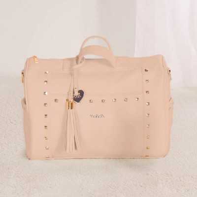 Nanan Borsa Mamma Da Passeggio Borchiata Rosa - Linea Colette