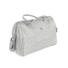 Pasito a Pasito Borsa Fasciatoio Ecopelle Grigio - Linea Flower Mellow