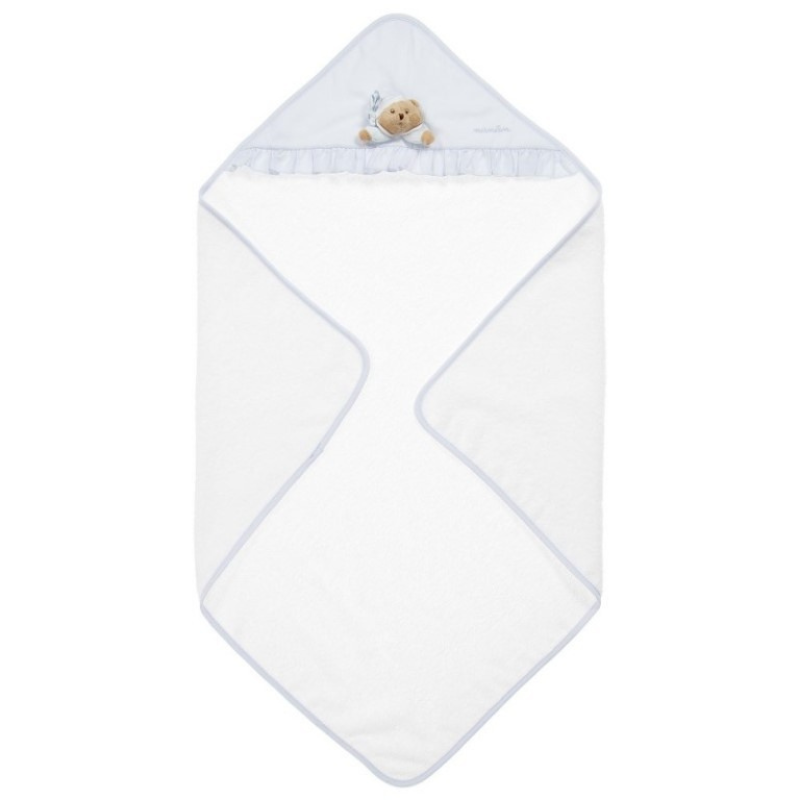 Nanan Accappatoio Nascita Azzurro - Linea Puccio