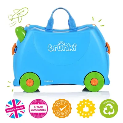 Trunki Valigia Cavalcabile Terrance Blu