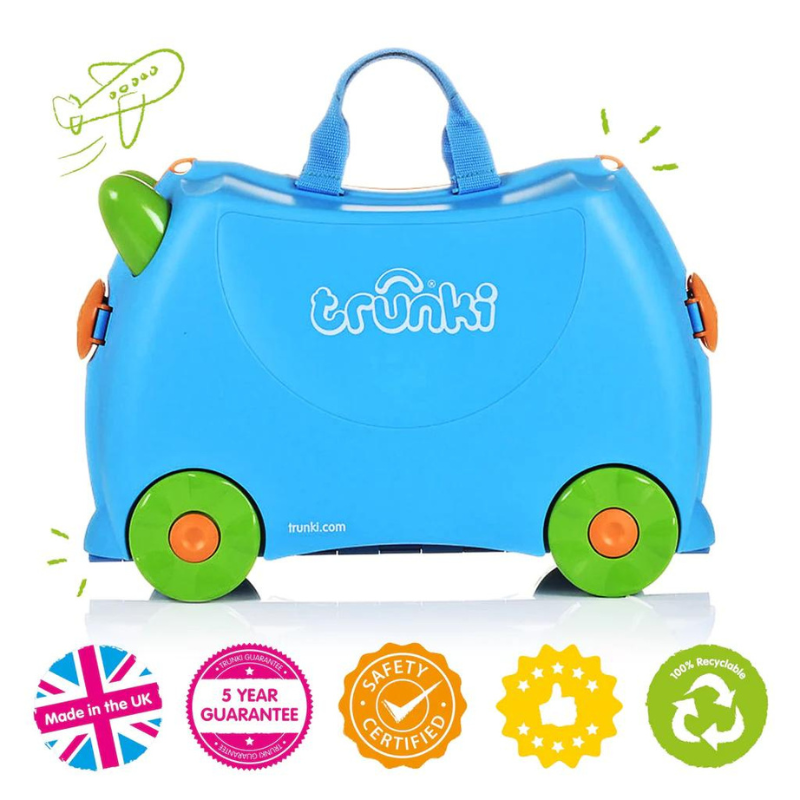Trunki Valigia Cavalcabile Terrance Blu