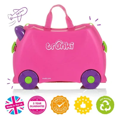 Trunki Valigia Cavalcabile Trixie Rosa