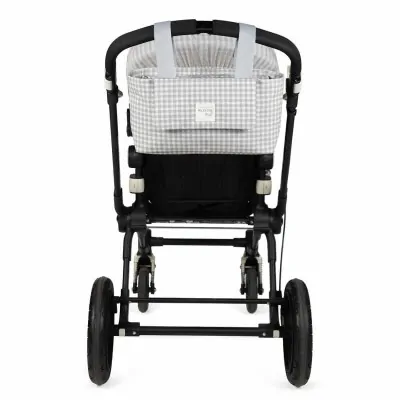 Pasito A Pasito Organiser I Love Vichy Grigio - Linea Walking Mum