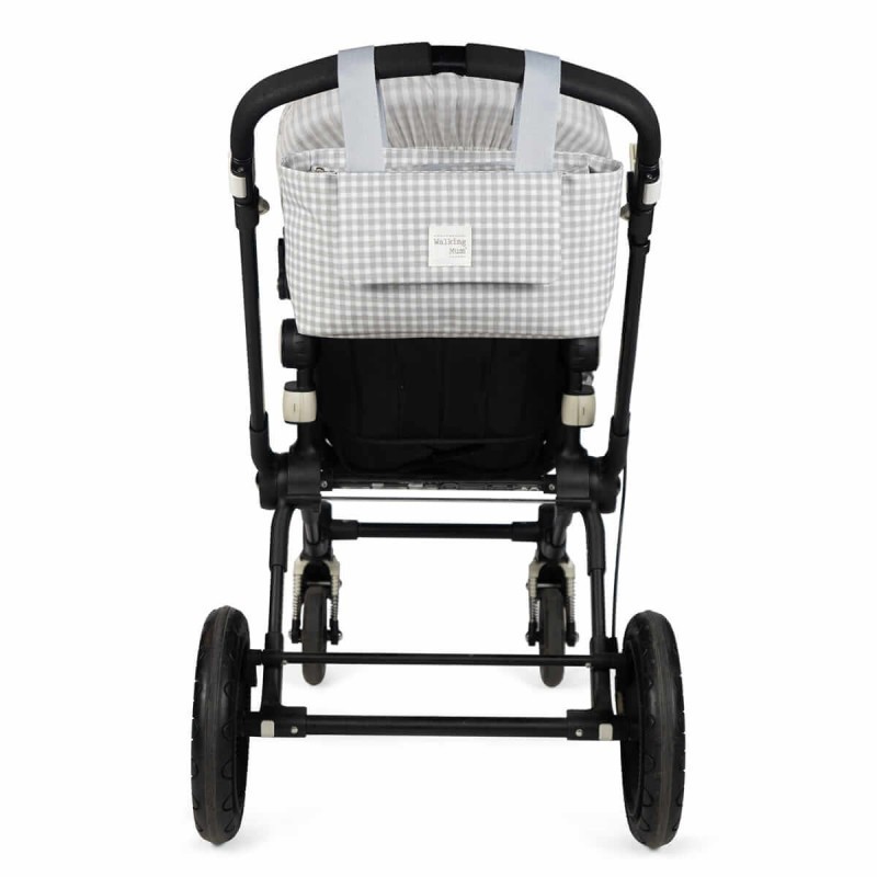 Pasito A Pasito Organiser I Love Vichy Grigio - Linea Walking Mum