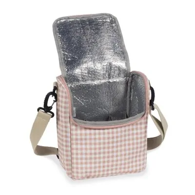 Pasito a Pasito Borsa Pappa I Love Vichy Rosa