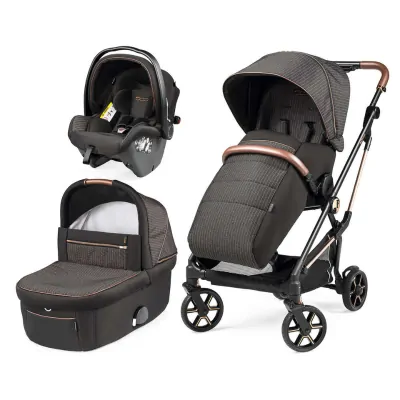 Inglesina Kit System Quattro Electa Cab Colore Chelsea Grey Con Telaio  Total Black Con Seggiolino Auto Cab Gruppo 0+ Trio Completo Con Base  Standup Omaggio Con Borsa Electa Dual Bag Omaggio 