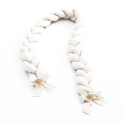 Nanan Riduttore A Treccia per Lettino Tato Bianco