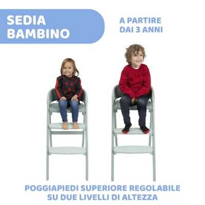 Chicco Seggiolone Crescendo Up Sedia Evolutiva Turin Grey Re-Lux