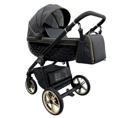 Trio ''CRYSTAL'' By Maison du Bebè col. Nero Tel.Oro