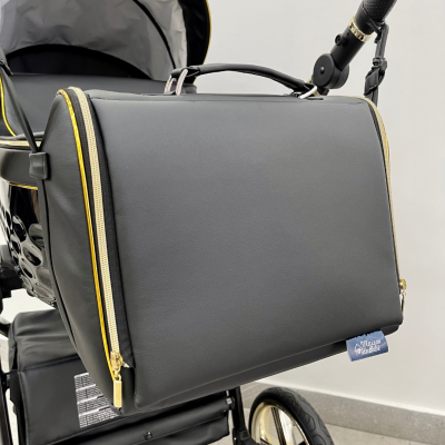 Trio ''CRYSTAL'' By Maison du Bebè col. Nero Tel.Oro