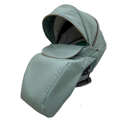 Trio ''CRYSTAL'' By Maison du Bebè col. Verde Veronese Tel.Oro Rosa