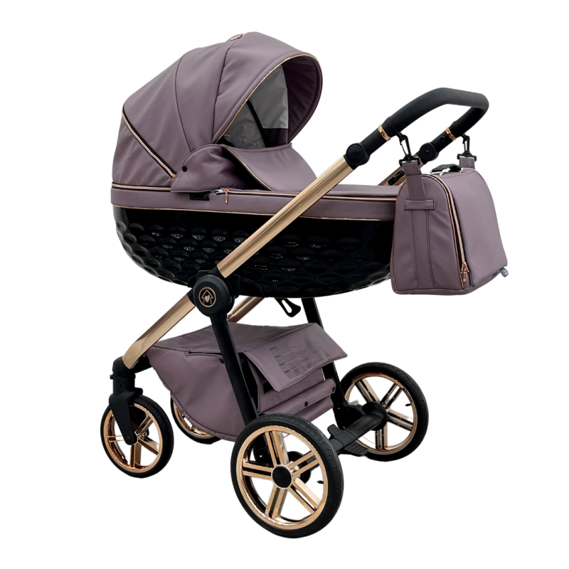 Trio ''CRYSTAL'' By Maison du Bebè col. MALVA Tel.Oro ROSA