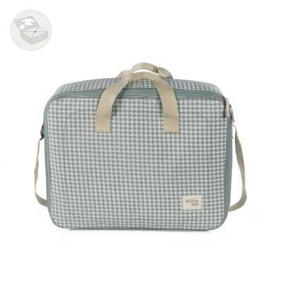 Pasito A Pasito Valigia Clinica I Love Vichy Verde - Linea Walking Mum