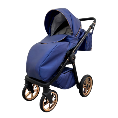 ''CRYSTAL'' By Maison du Bebè col. BLU REALE Tel.Oro ROSA