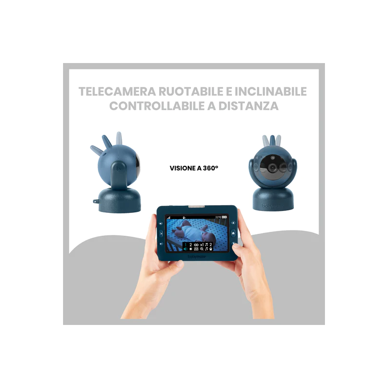 BABYMOOV YOO-Master(+) Baby Monitor Video Motorizzato