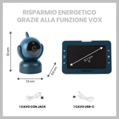 BABYMOOV YOO-Master(+) Baby Monitor Video Motorizzato