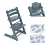 Stokke Promo Tripp Trapp Whitewash con Babyset e cuscino