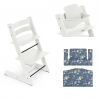 Stokke Promo Tripp Trapp Fjord Blue con Babyset e cuscino