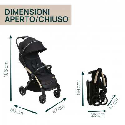 Chicco Passeggino Goody XPlus Black Re_lux