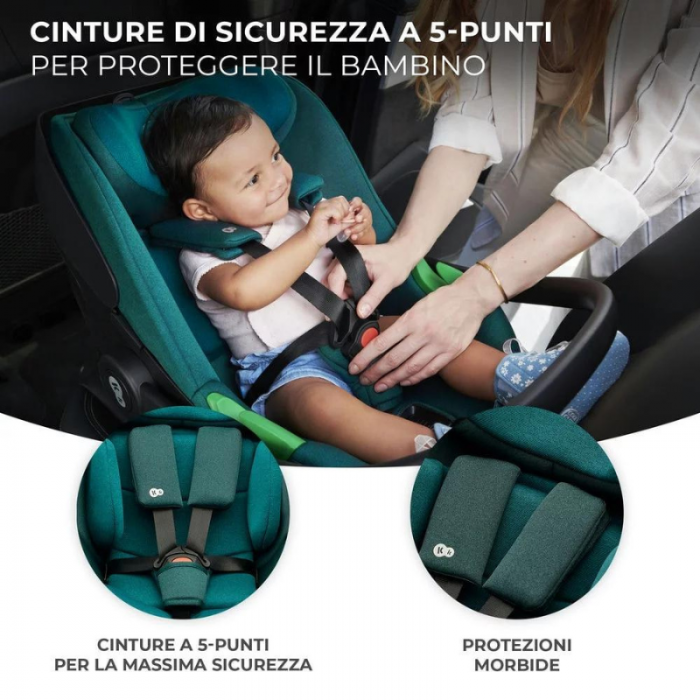 Kinderkraft Seggiolino Auto I-Care Graphite Black