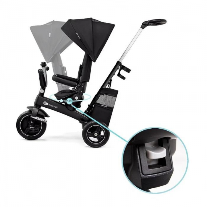 Kinderkraft Triciclo Easytwist Black