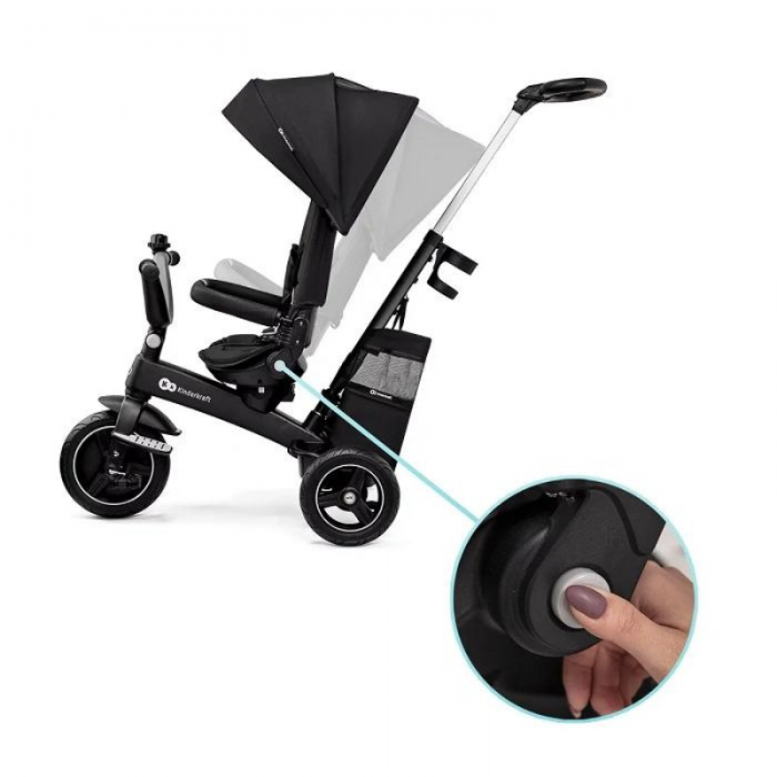 Kinderkraft Triciclo Easytwist Black