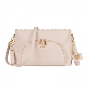 Nanan Borsa Passeggio Ecopelle Beige