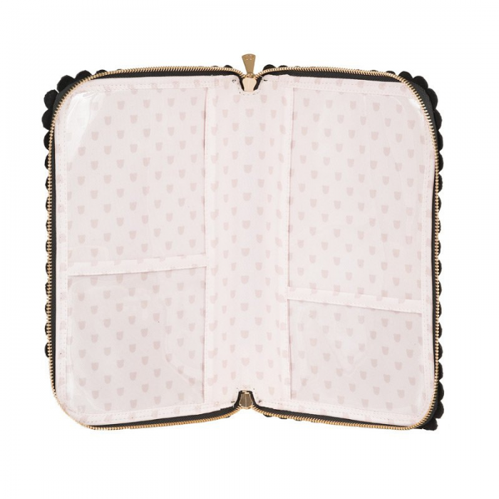 Nanan Portadocumenti Ecopelle Nero