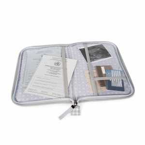 Pasito a Pasito Portadocumenti I Love Vichy Grigio