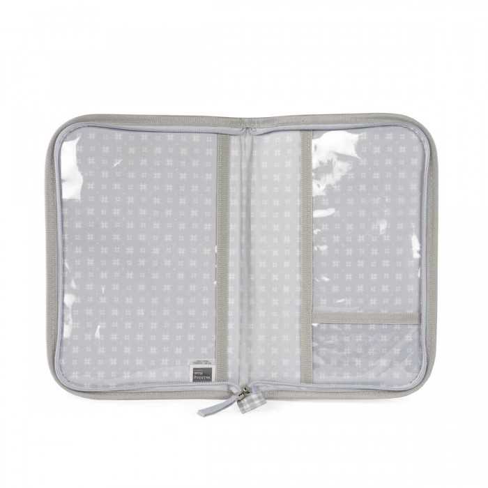 Pasito a Pasito Portadocumenti I Love Vichy Grigio