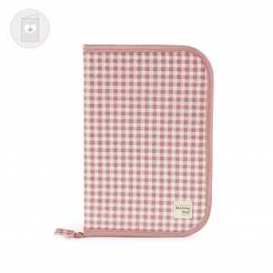 Pasito a Pasito Portadocumenti I Love Vichy Rosa