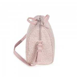 Pasito a Pasito Borsa Fasciatoio Ecopelle Rosa - Linea Flower Mellow