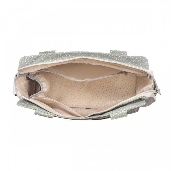 Pasito a Pasito Borsa Fasciatoio Poppy Pois Muschio