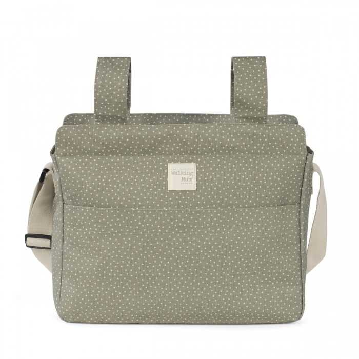 Pasito a Pasito Borsa Fasciatoio Poppy Pois Muschio