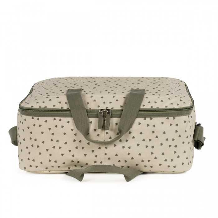 Pasito a Pasito Valigia Poppy Cuori Muschio