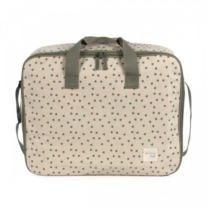 Pasito a Pasito Valigia Poppy Cuori Muschio