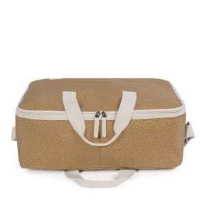 Pasito a Pasito Valigia Poppy Pois Cannella