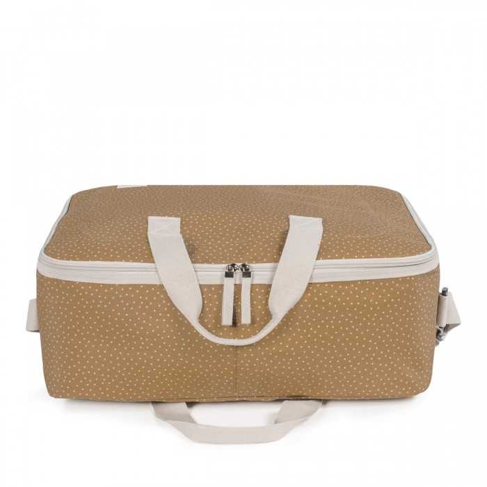 Pasito a Pasito Valigia Poppy Pois Cannella