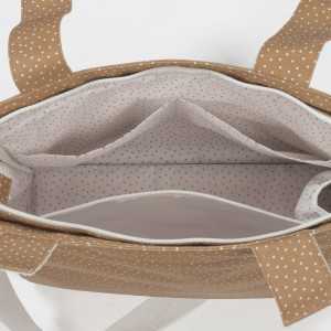 Pasito a Pasito Borsa Fasciatoio Poppy Pois Cannella